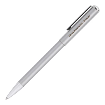 HERI Classic 3100 silver stamp ballpoint pen with case - HER022