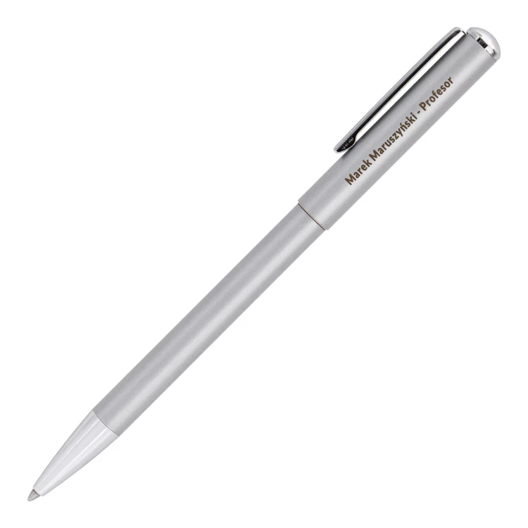 HERI Classic 3100 silver stamp ballpoint pen with case - HER022