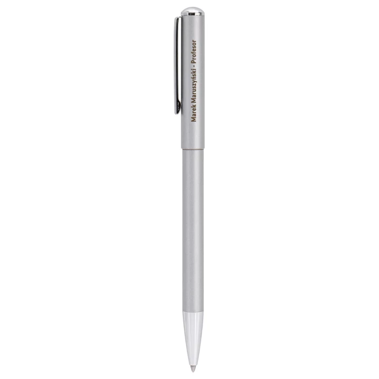HERI Classic 3100 silver stamp ballpoint pen with case - HER022