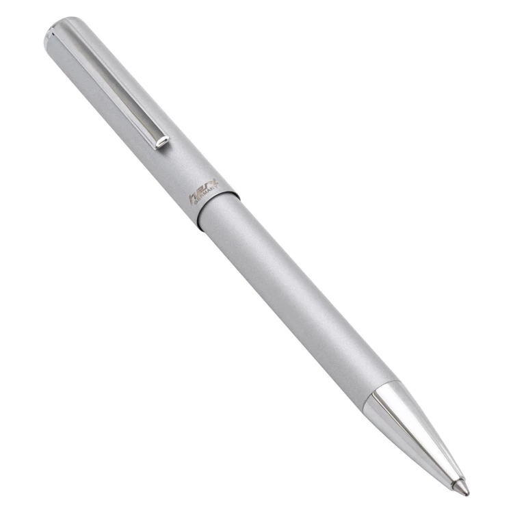 HERI Classic 3100 silver stamp ballpoint pen with case - HER022