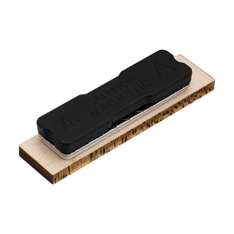 Wooden badge - premium maple wood - dimensions: 57x15mm - ID144