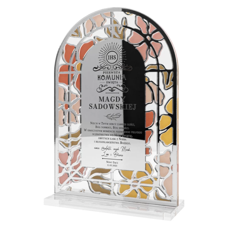 First Communion Souvenir with engraving - KOM030