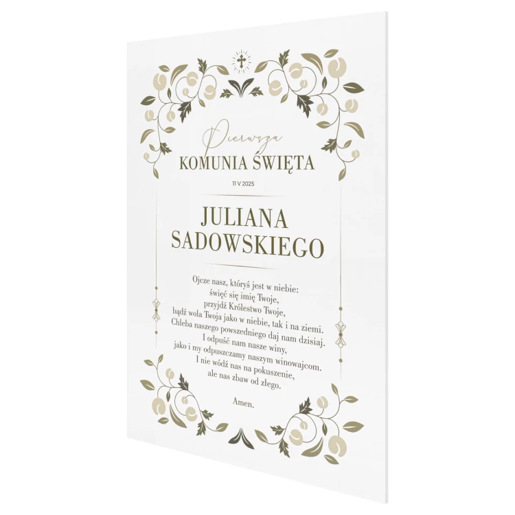 First Communion souvenir in acrylic - KOM031