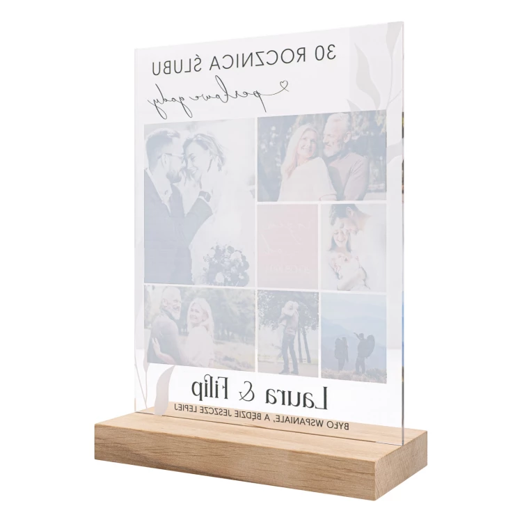 Acrylic statuette - FOR AN ANNIVERSARY - height 23 cm - DTA178