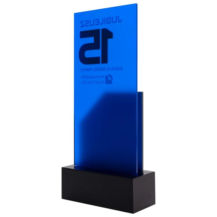 Business anniversary statuette - 15th anniversary gift for a company - DTA202