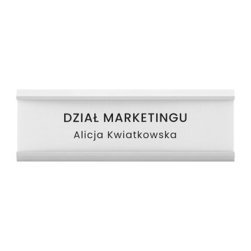 SURO door sign - aluminium - dimensions 180x50mm - TAB641