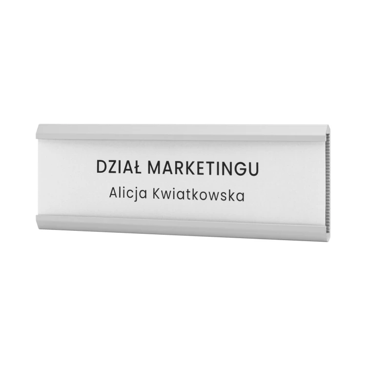 SURO door sign - aluminium - dimensions 180x50mm - TAB641