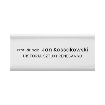 SURO door sign - aluminium - dimensions 180x70mm - TAB642
