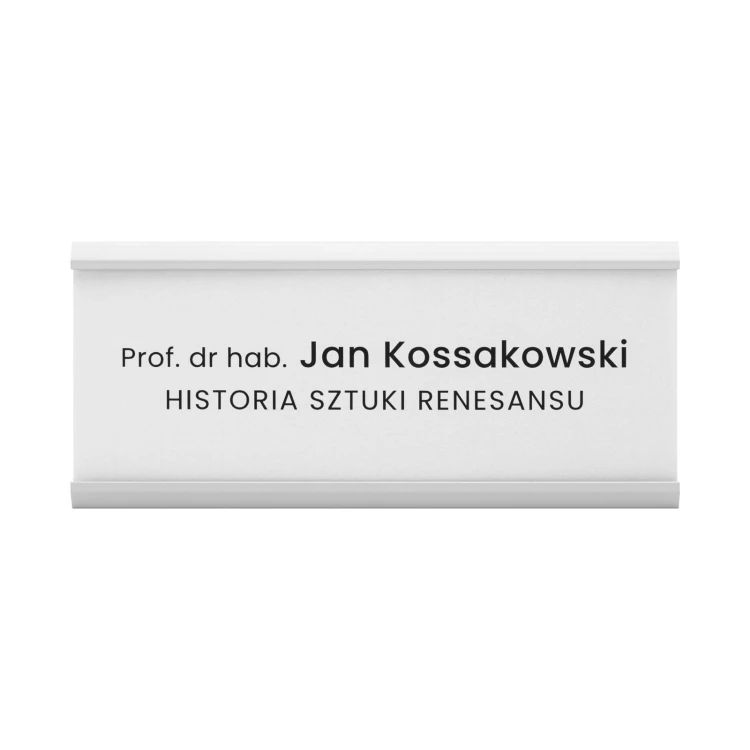 SURO door sign - aluminium - dimensions 180x70mm - TAB642