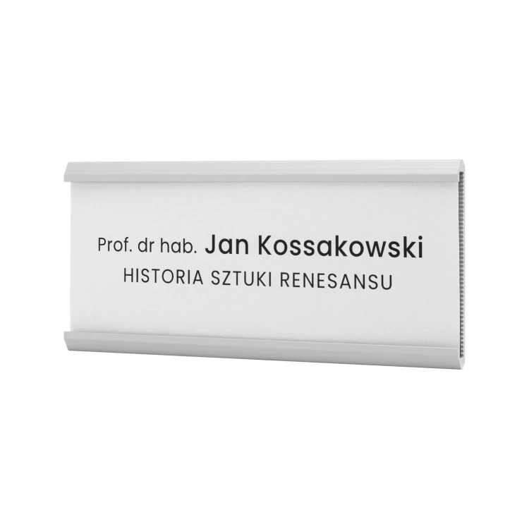 SURO door sign - aluminium - dimensions 180x70mm - TAB642