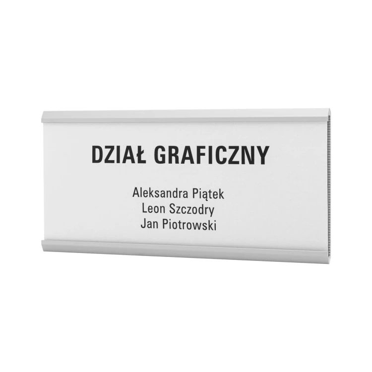 SURO door sign - aluminium - size 210x90mm - TAB643
