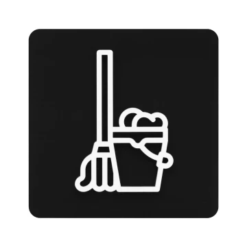 Convex pictogram plaque - utility room - TAB687