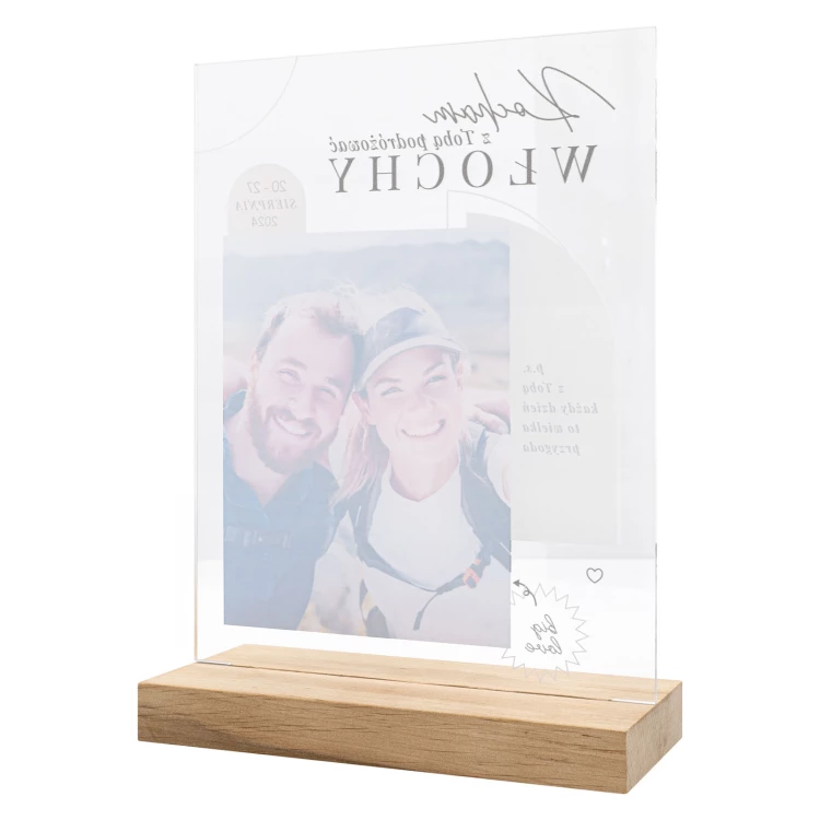Acrylic statuette - TRAVEL SOUVENIR - height 23 cm - DTA184