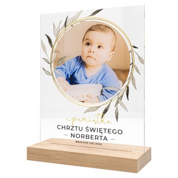 Acrylic statuette - FOR BAPTISM - height 22 cm - DTA187