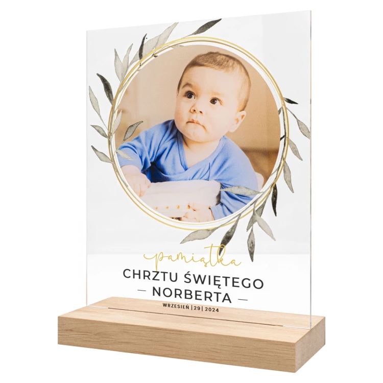 Acrylic statuette - FOR BAPTISM - height 22 cm - DTA187