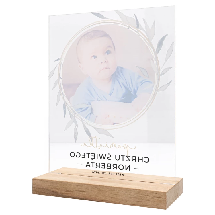 Acrylic statuette - FOR BAPTISM - height 22 cm - DTA187