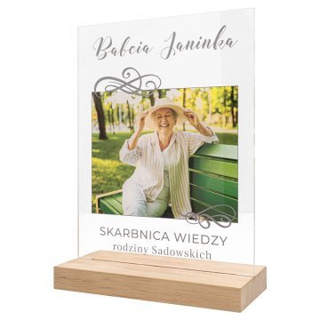 Acrylic statuette - FOR GRANDMOTHER - height 23 cm - DTA188