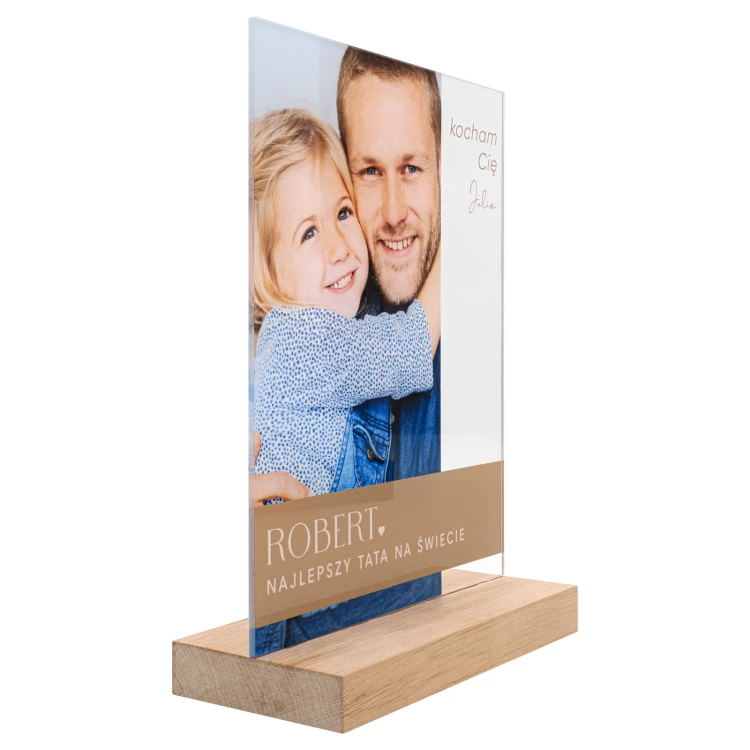 Acrylic statuette - FOR DAD - height 23 cm - DTA189