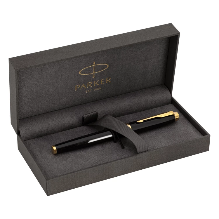 Parker IM Black GT fountain pen - in a prestige parker box - PAR256