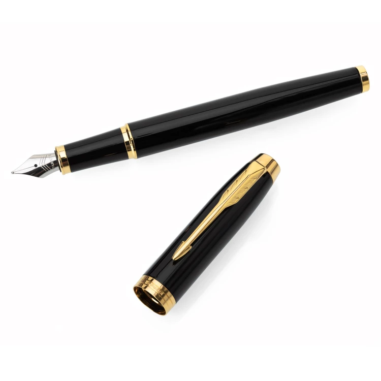 Parker IM Black GT set - fountain pen + ballpoint pen with case - PAR251