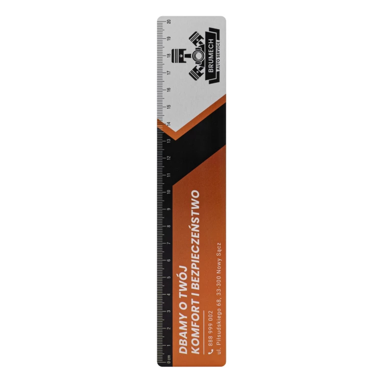 Aluminium advertising ruler - NANODRUK - TAN006