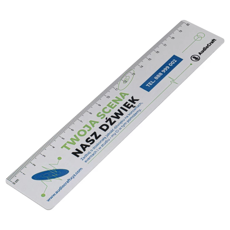 Aluminium advertising ruler - NANODRUK - TAN007