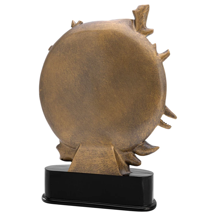 Goldfish 2 statuette - cast with your engraving - height 28 cm - FOL076