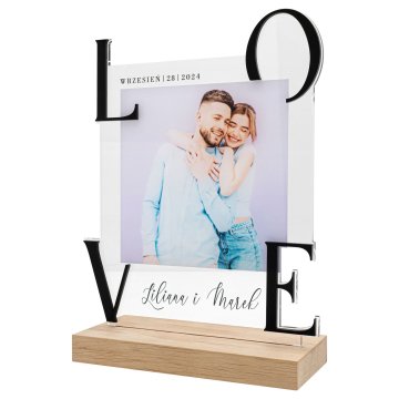Acrylic statuette - FOR HER FOR HIM - height 24 cm - DTA201