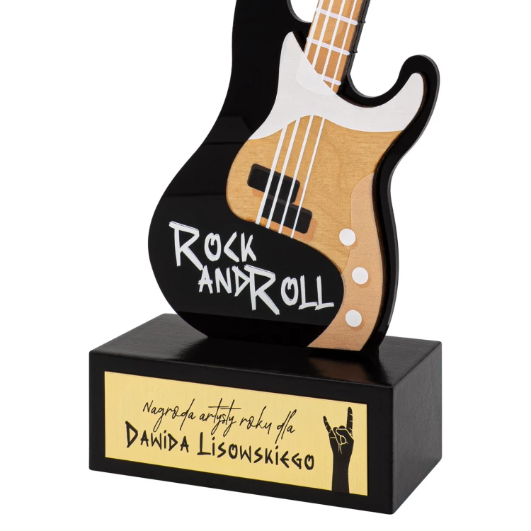 Nagroda muzyczna - GITARA - prezent dla muzyka - wys. 30cm - DTA198