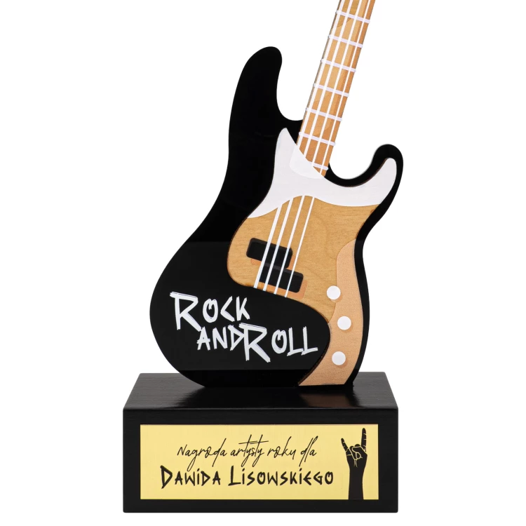 Nagroda muzyczna - GITARA - prezent dla muzyka - wys. 30cm - DTA198
