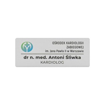 Aluminium badge - NANODRUK - TAN021
