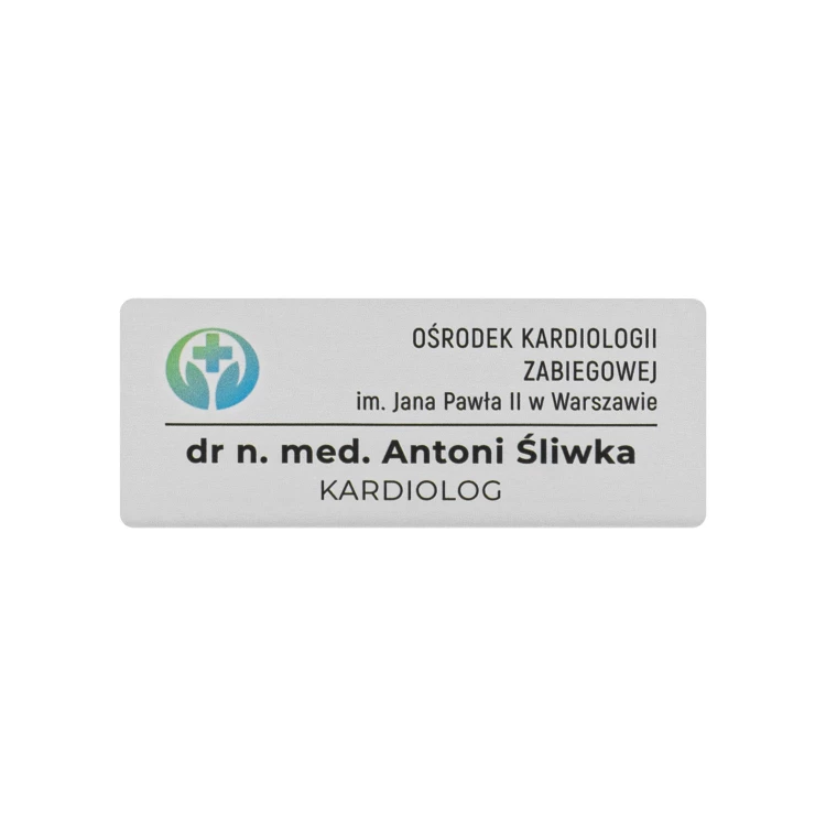 Aluminium badge - NANODRUK - TAN021