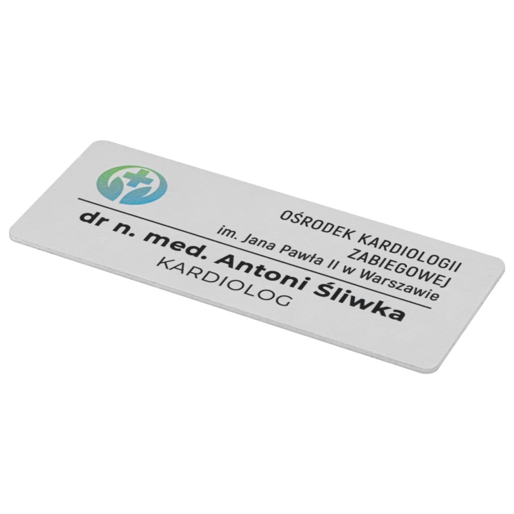 Aluminium badge - NANODRUK - TAN021