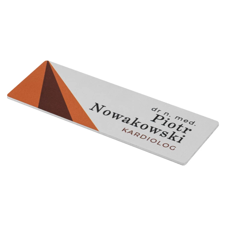 Aluminium badge - NANODRUK - TAN025