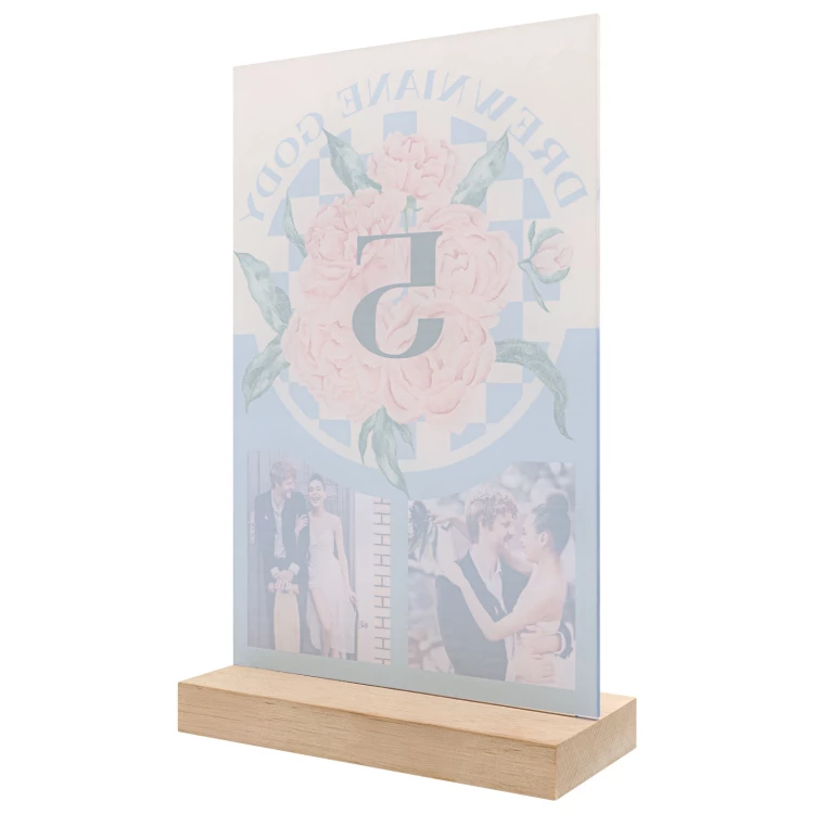 Acrylic statuette - FOR AN ANNIVERSARY - height 26 cm - DTA208