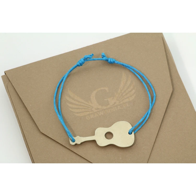 Classical Guitar Cord Bracelet - New Silver - BNS007