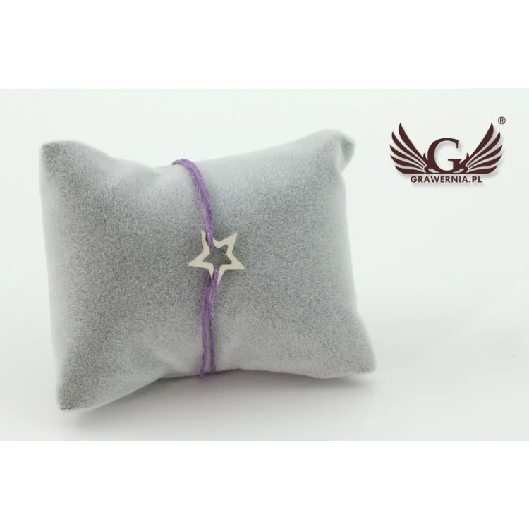 Cord Bracelet STAR - New Silver - BNS003