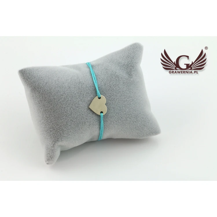 Cord Bracelet HEART - New Silver - BNS010