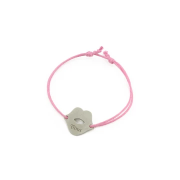 USTA Cord Bracelet - New Silver - BNS009