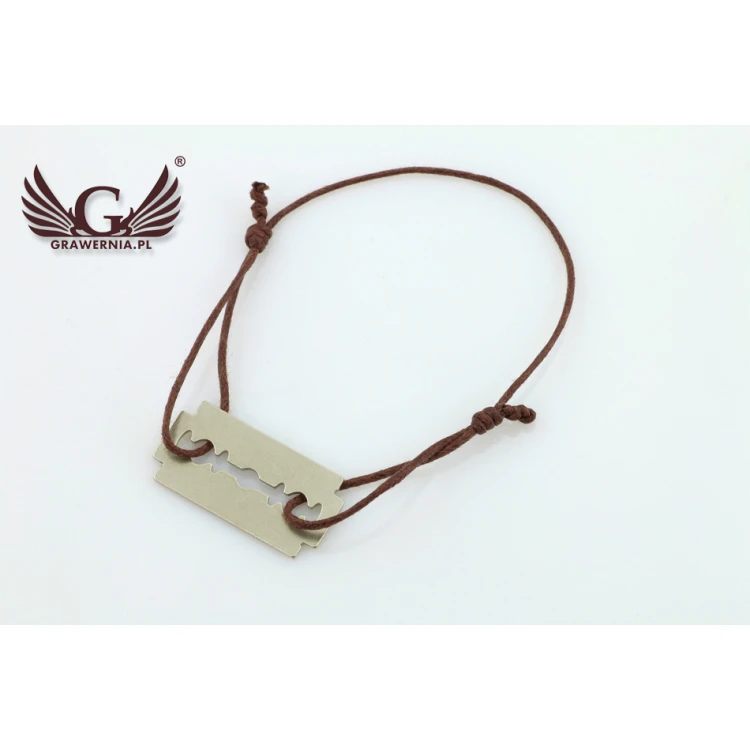 Razor Cord Bracelet - New Silver - BNS001