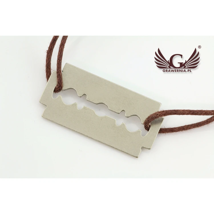 Razor Cord Bracelet - New Silver - BNS001