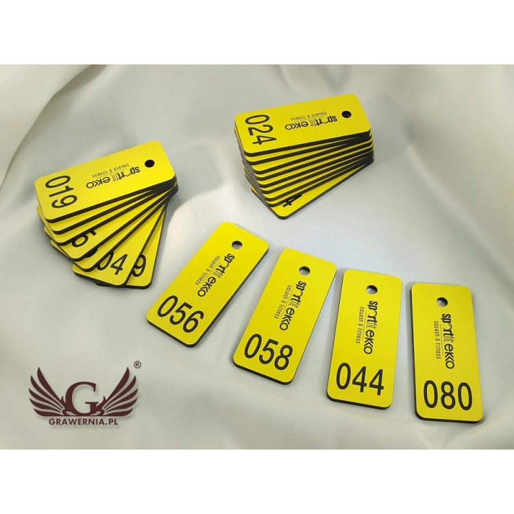 Keychains for School - TROGIR - Various Colors - 70x30mm