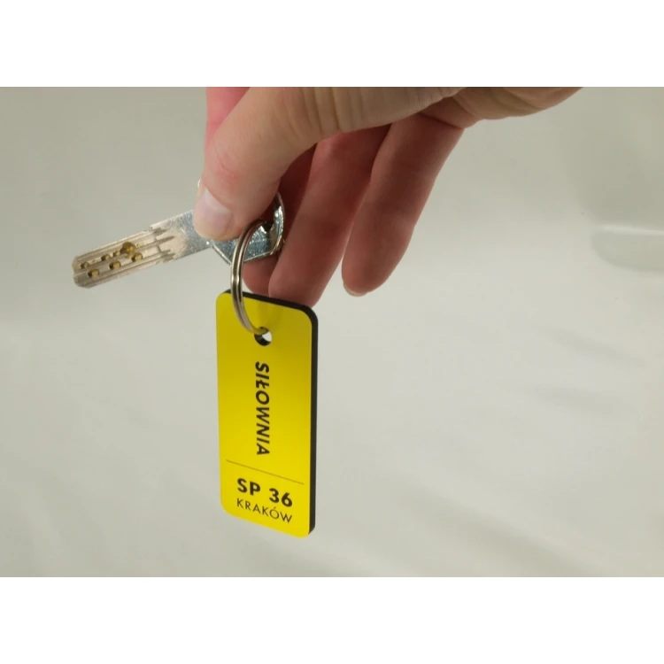 Keychains for School - TROGIR - Various Colors - 70x30mm