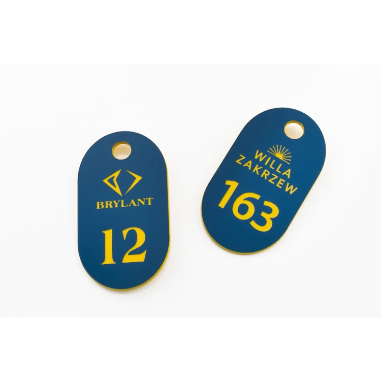 Engraved Keychain - NATAN size 27x47mm - BRL026