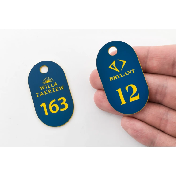 Engraved Keychain - NATAN size 27x47mm - BRL026