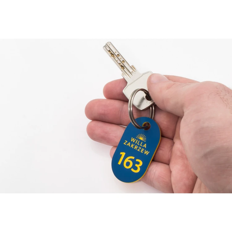 Engraved Keychain - NATAN size 27x47mm - BRL026