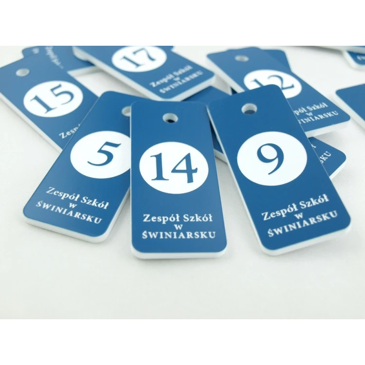 Keychains - TROGIR Blue - 70x30mm