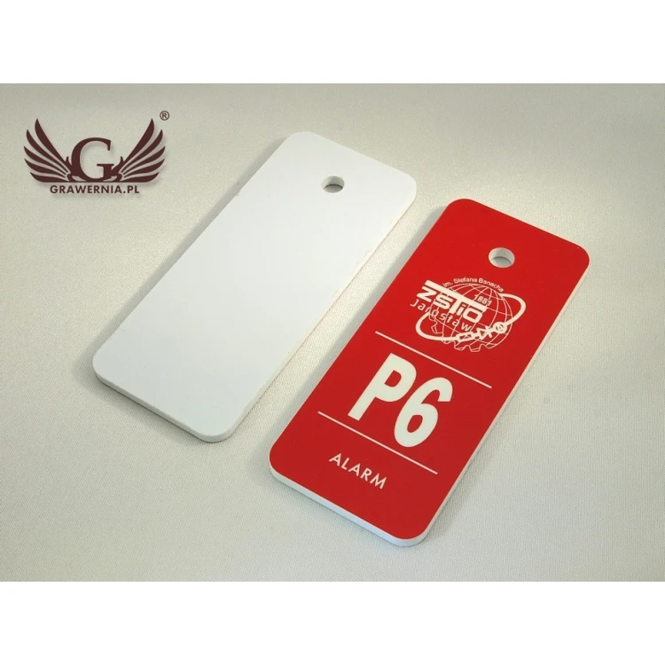 Keychains - TROGIR Red - 70x30mm
