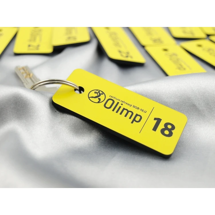 Keychains - TROGIR Yellow - 70x30mm
