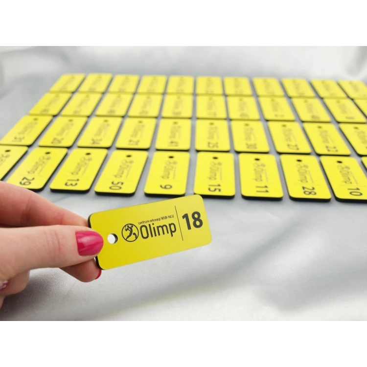 Keychains - TROGIR Yellow - 70x30mm